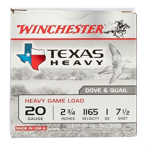 Picture of Winchester 20 GAUGE 2-3/4'' 1OZ #7.5 25/BOX XU20HT7