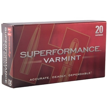 Picture of Hornady Superformance Varmint, 223 Rem, 35 Grain, NTX, Lead Free, 20 Round Box, California Certified Nonlead Ammunition 83266