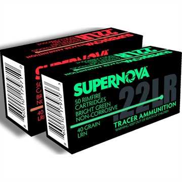 Picture of Supernova Supernova Tracer Rimfire Ammunition 22 LR 40gr. LRN Red Tracer 50 rd. PMSN22LR-R