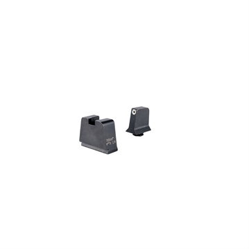 Picture of Trijicon SUPPRESSOR/OPTIC HEIGHT SIGHT SET WHITE/BLACK SLIM GLOCKS 601144