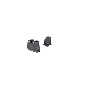 Picture of Trijicon SUPPRESSOR/OPTIC HEIGHT SIGHT SET WHITE/TRITIUM SLIM GLOCKS 601140