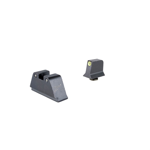 Picture of Trijicon SUPPRESSOR/OPTIC HEIGHT SIGHT SET YELLOW/TRITIUM STD GLOCKS 601135