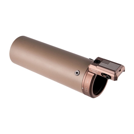 Picture of Modtac SUPPRESSOR SHIELD W/U-RAC 7''X2'' COYOTE TAN W/TAN HARDWARE 18B-004-72-T