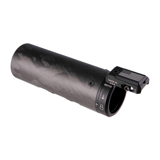 Picture of Modtac SUPPRESSOR SHIELD W/U-RAC 7''X2'' CARBON FIBER W/BLK HARDWARE 18B-004.AR-7-N