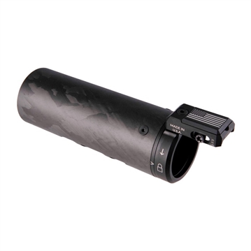 Picture of Modtac SUPPRESSOR SHIELD W/U-RAC 6''X2'' CARBON FIBER W/BLK HARDWARE 18B-004.AR-6-N