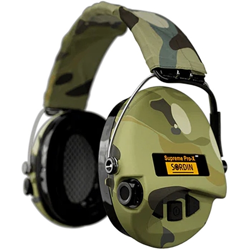 Picture of Sordin SUPREME PRO-X LED ELECTRONIC EAR MUFFS CAMO 75302-X-08-S-US