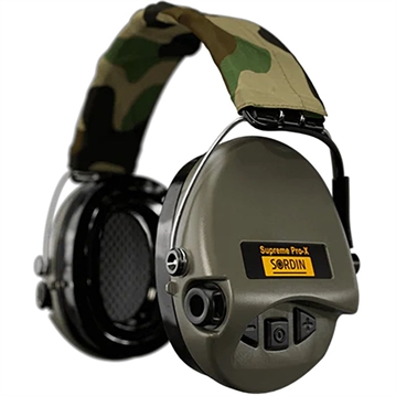 Picture of Sordin SUPREME PRO-X LED ELECTRONIC EAR MUFFS GREEN 75302-X-07-S-US