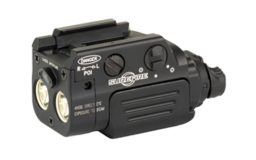 Picture of Surefire XR2-A-GN, Rechargeable Weaponlight w/Laser, Fits Pistol and Picatinny Rails, 800 Lumens, Green Laser, Anodized Finish, Black XR2-A-GN XR2AGN