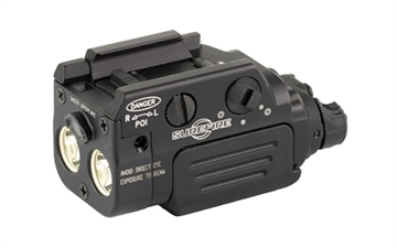 Picture of Surefire XR2-A-RD, Rechargeable Weaponlight w/Laser, Fits Pistol and Picatinny Rails, 800 Lumens, Red Laser, Anodized Finish, Black XR2-A-RD XR2ARD