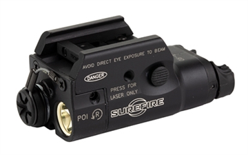 Picture of Surefire XC2-B-RD, Weaponlight, Fits Pistol and Picatinny Rails, 300 Lumen, Red Laser, Matte Finish, Black XC2-B-RD XC2BRD