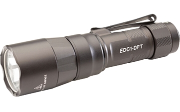 Picture of Surefire Everyday Carry Light (EDC-1-DFT), Dual-Fuel Turbo, Flashlight, 650 Lumens, Anodized Finish, Gray EDC1-DFT-HA