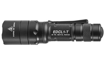 Picture of Surefire EDCL1-T Dual Output Everyday Carry Flashlight 500 Lumens Black EDCL1-T EDCL1T