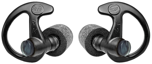 Picture of Surefire EP10 Sonic Defenders Ultra Max Full Block Ear Plugs 30 NRR Medium Black 1 Pair EP10-BK-MPR EP10BKMPR
