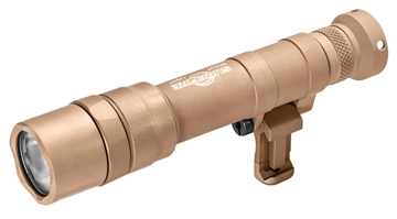 Picture of Surefire M640DFT Scout Light, Flashlight, 1000 Lumens, Z68 On/Off Tailcap, Anodized Finish, Tan, Includes MLOK Adapter and 18650 Rechargeable Battery M640DFT-TN-PRO M640DFTTNPRO