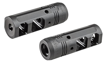 Picture of SureFire ProComp Muzzle Brake Black Nitride Steel with 1/2"-28 tpi Threads & 2.50" OAL for 5.56x45mm NATO M16, M4 PROCOMP556