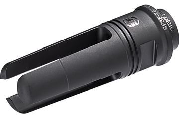 Picture of SureFire SOCOM 3-Prong Flash Hider Black DLC Stainless Steel with 1/2"-28 tpi Threads & 2.60" OAL for 7.62x51mm NATO AR-10 SF3P762MG1228