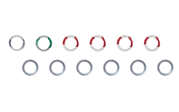 Picture of Surefire SOCOM Shim Kit, 1/2X28, Stainless Steel, Includes 12 Shims With Different Thicknesses Z-71652