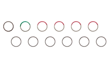 Picture of Surefire SOCOM Shim Kit, 5/8X24, Stainless Steel, Includes 12 Shims With Different Thicknesses Z-71657