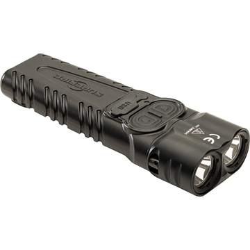 Picture of Surefire STILETTO PRO II, Flashlight, High 1500 Lumens, Medium 500 Lumens, Low 25 Lumens, 35,000 Candela, Tactical Switch, Aluminum Body, Matte Finish, Black, USB C Recharging, Deep Carry Pocket Clip PLR-C PLRC
