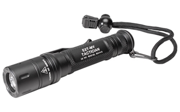 Picture of Surefire Tactician, 6V, Dual Output 5/800 Lumens, White LED, Tactical Switch, Aluminum, Black Finish E2T-MV E2TMV