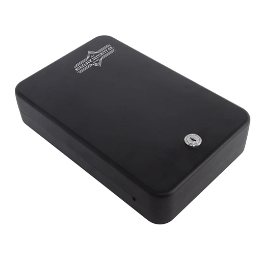 Picture of Surelock Safe Nighthawk 11.5" Mobile Lock Box Safe Key Lock Black VX 3418941