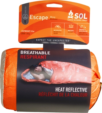 Picture of Survive Outdoors Longer SOL Bivvy Warmth Waterproof Orange 01401228