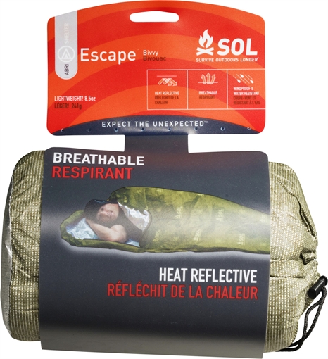Picture of Survive Outdoors Longer SOL Bivvy Warmth Waterproof OD Green 01401229