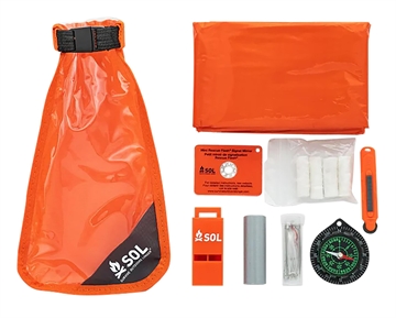 Picture of Survive Outdoors Longer Scout Survival Kit Waterproof Orange 01401727