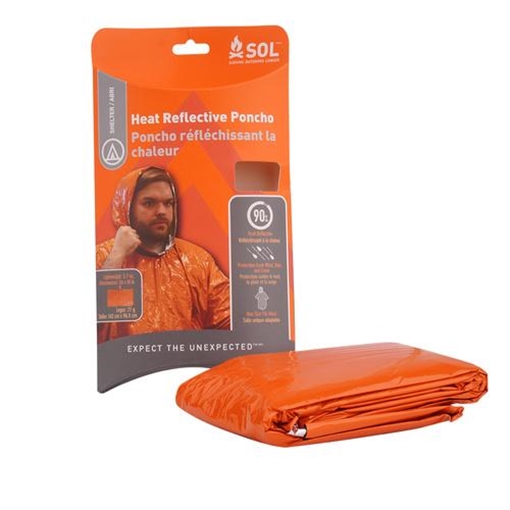 Picture of Survive Outdoors Longer Heat Reflective Poncho 0140-6001