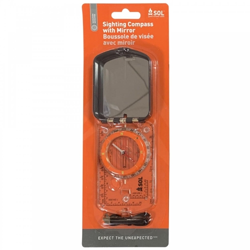 Picture of Survive Outdoors Longer Sighting Compass with Mirror 0140-0030