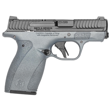 Picture of S&W Exclusive "Blue Titanium" M&P Bodyguard 2.0 No Thumb Safety Handgun .380 Auto 10(1)&12(1)rd Magazines 2.75" Barrel Titan Blue Grip 14540