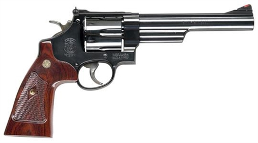 Picture of S&W Classics M29 Handgun .44 Rem Mag 6rd Capacity 6.5" Blued Barrel Wood Grips-DEMO 150145U