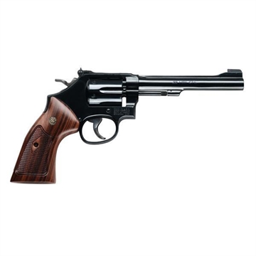 Picture of S&W Classics M48 Handgun .22 WMR 6rd Capacity 6" Blued Barrel Wood Grip - USED 150718U