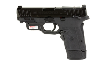 Picture of Smith & Wesson Equalizer, Semi-automatic Pistol, Single Action Only Internal Hammer, Micro Compact, 9MM, 3.675" Barrel, Armornite Finish, Black, Optics Ready, Thumb Safety, 3 Dot Sights, 3 Magazines, (1)-10Rd, (1)-13Rd, (1)-15Rd, Includes Mounted Crimson Trace Laserguard 14188