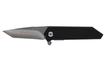 Picture of Smith & Wesson Extreme Ops Spring Assist Folding Knife 2-1/2" Tanto Blade Black 1206286 661120750383