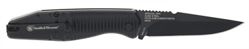 Picture of Smith & Wesson Special Ops Auto Full Size Folding Knife 3-2/5" Drop Point Blade Black 1215357 198700000472
