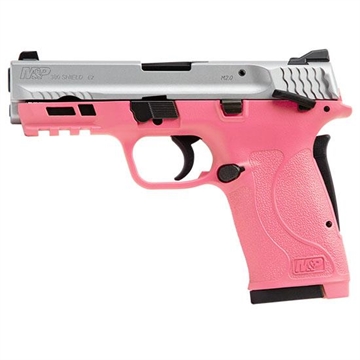 Picture of S&W M&P 380 Shield EZ .380 ACP 8rd Magazine 3.675" Barrel Thumb Safety Satin Slide/Pink Frame USED 13282U