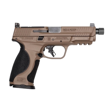 Picture of S&W M&P 9 M2.0 Metal OR Handgun 9mm Luger 17rd Magazines(1) 4.6" Threaded Barrel No Thumb Safety FDE- USED 14163U