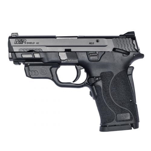 Picture of S&W M&P 9 SHIELD EZ Manual Thumb Safety W/Crimson Trace Red Laserguard 9mm Luger 8rd Magazine 3.675" Barrel-USED 12438U