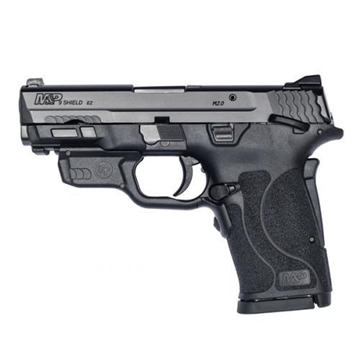 Picture of S&W M&P 9 SHIELD EZ Manual Thumb Safety W/Crimson Trace Red Laserguard 9mm Luger 8rd Magazine 3.675" Barrel-USED 12438U