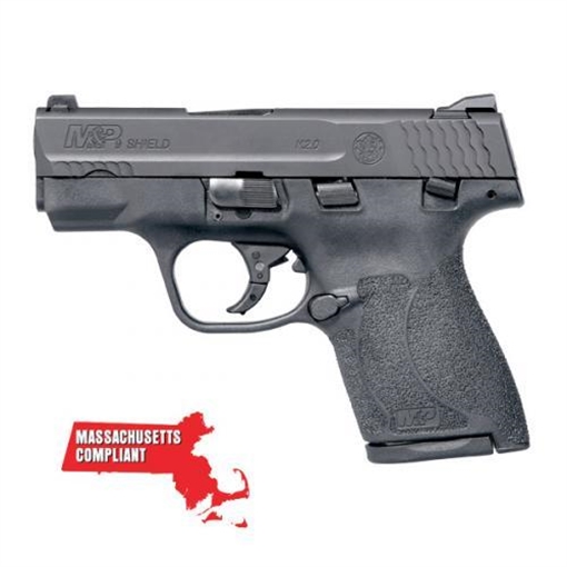 Picture of S&W M&P 9 SHIELD M2.0 Handgun 9mm Luger 7rd Magazines 3.1" Barrel Manual Thumb Safety MA Compliant USED 11807U