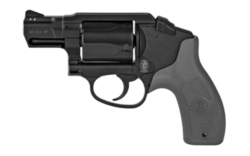 Picture of Smith & Wesson M&P Bodyguard J-Frame 38 Special +P 5 Shot 1.88" Matte Black Stainless Steel Barrel, Black PVD Cylinder, Matte Black Aluminum Frame, Gray Polymer Grip, Concealed Hammer 103039