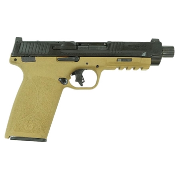 Picture of S&W M&P Handgun 5.7x28mm 22rd Magazines (1) 5" Threaded Barrel FDE Optic Ready No Manual Safety-USED 14078U