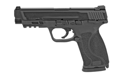 Picture of Smith & Wesson M&P M2.0, Striker Fired, Semi-automatic, Polymer Frame Pistol, Full Size, 45 ACP, 4.6" Barrel, Armornite Finish, Black, Fixed Sights, Manual Thumb Safety, No Magazine Safety, 10 Rounds, 2 Magazines 11526