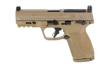 Picture of SMITH AND WESSON M&P9 M2.0 CMPT OR TS FDE 15 13573