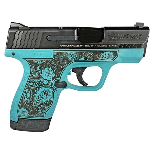 Picture of S&W M&P Shield 2.0 Paisley Aztec Frame 9mm Luger 7rd & 8rd Magazines 3.1" Barrel No Thumb Safety 11808PAT