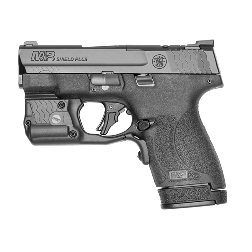 Picture of S&W M&P Shield Plus w/Green CT Laserguard Pro Handgun 9mm Luger 10&13rd Magazines(2) 3.1" Barrel Optic Ready No Thumb Safety 14229