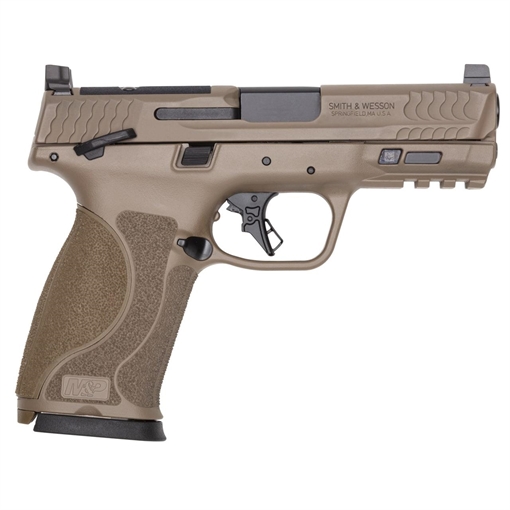 Picture of S&W M&P10 2.0 Or Thumb Safety Limited Edition Backpacker Handgun 10mm Auto 15rd Magazines(2) 4" Barrel FDE 14424 022188901009
