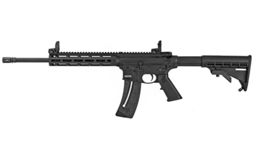 Picture of Smith & Wesson M&P 15-22 Sport, Semi-automatic Rifle, AR, 22LR, 16.5" Threaded Barrel, Black, 6 Position Collapsible Stock, 10" M&P Slim Handguard with Magpul M-LOK, Magpul Flip-Up Front and Rear Sights, 25Rd 10208