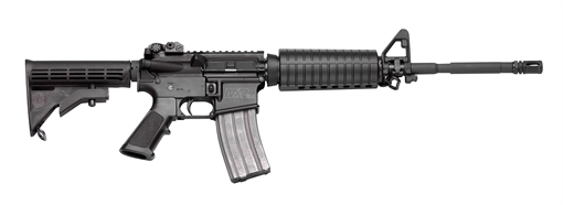 Picture of S&W M&P15 M4 A3 Rifle 5.56mm 30rd Magazine 16" Barrel 6 Position Stock USED 811000U